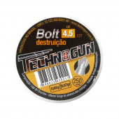 Chumbinho Technogun Bolt Destruição 4.5mm - 250 unidades