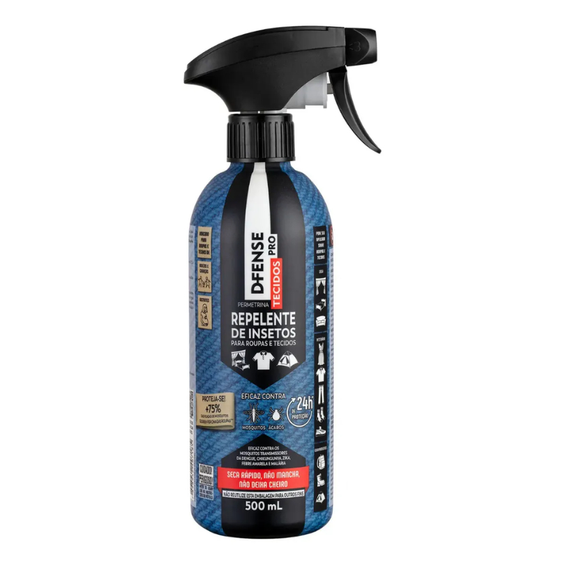 Repelente D-fense Pro Tecido 500ml 24h - Haxea