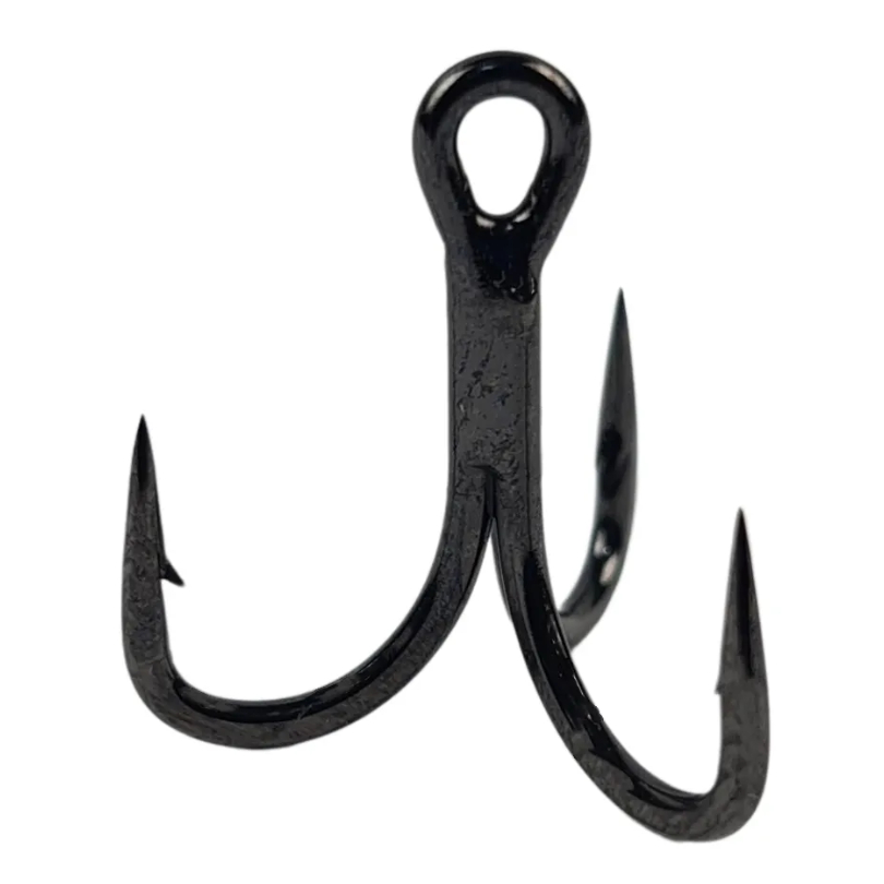 100 Unidades Garateia Treble Hooks 4x Lori Nº 6 Black