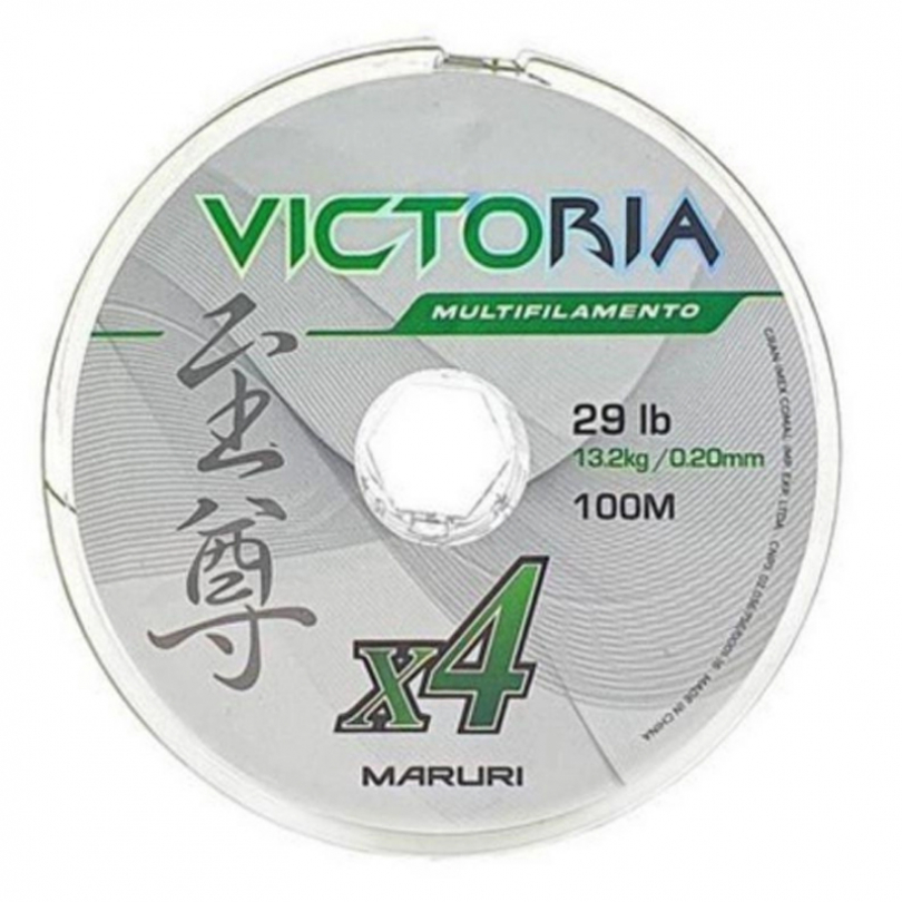 Linha Maruri Victoria X4 Multifilamento Verde 0,20