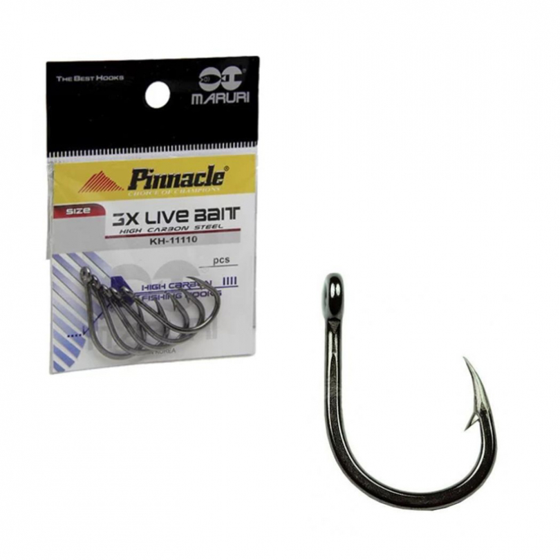 Anzol Pinnacle Live Bait 3x Black 3/0