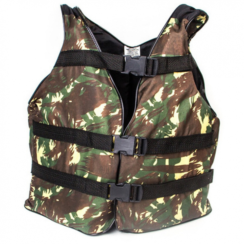 colete hiper pesca camuflado para 100kg