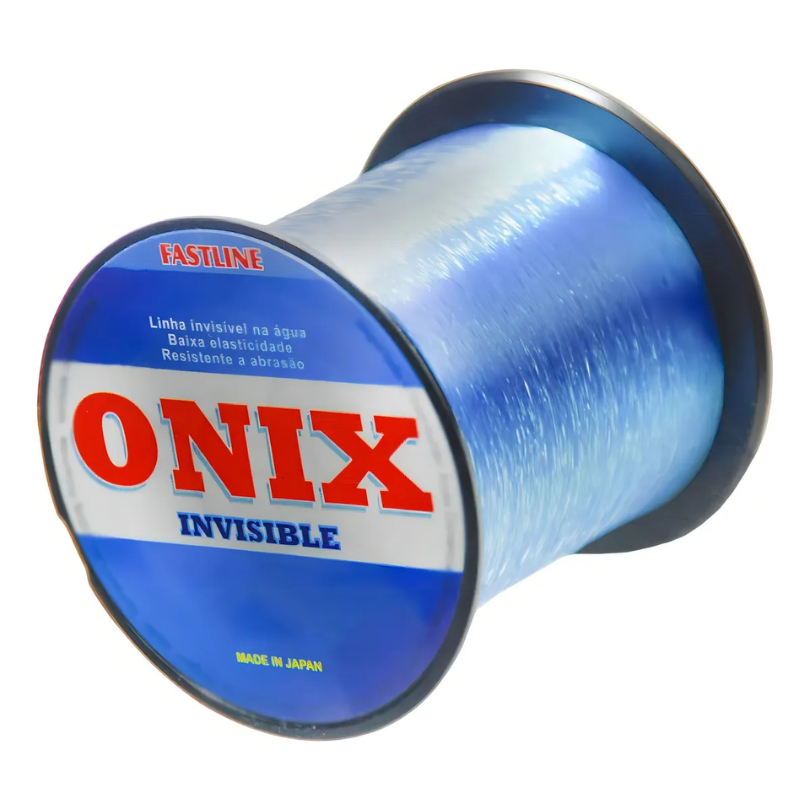 Linha de Pesca Monofilamento Fastline Onix 0.57mm 500m Resistência 20,3kg Azul