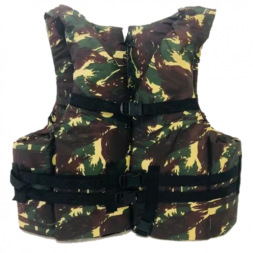 COLETE SALVA VIDAS HIPER PESCA CAMUFLADO 140 e 150KG