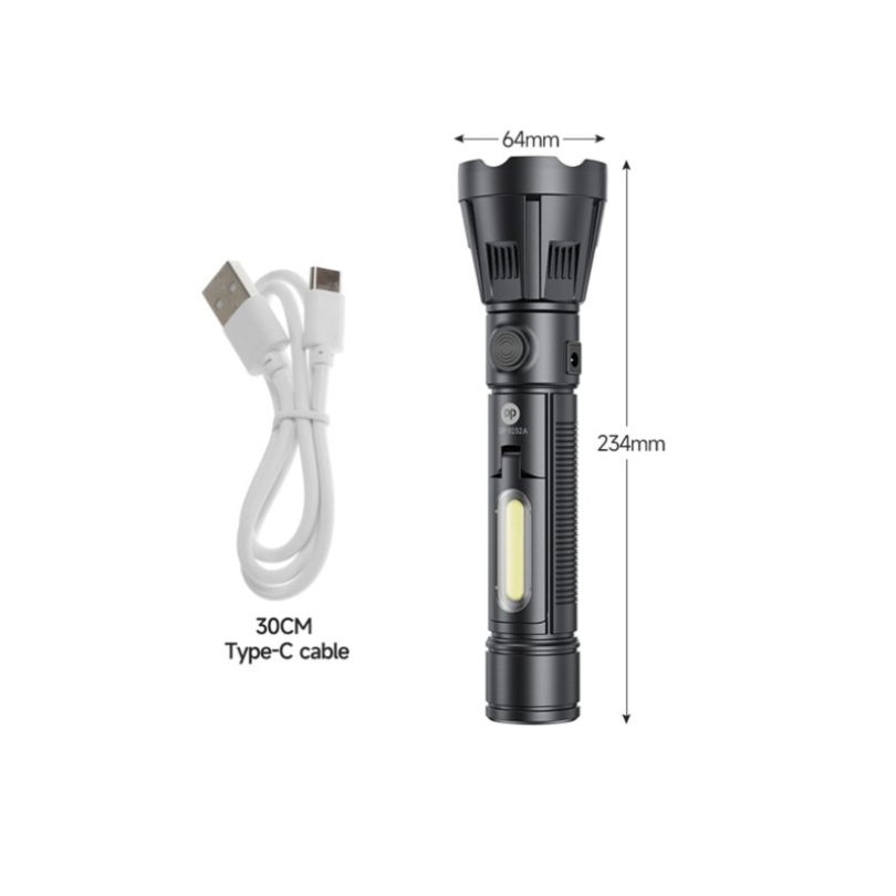 LANTERNA 8W DE LED RECARREGÁVEL DURATION POWER DP-9192A