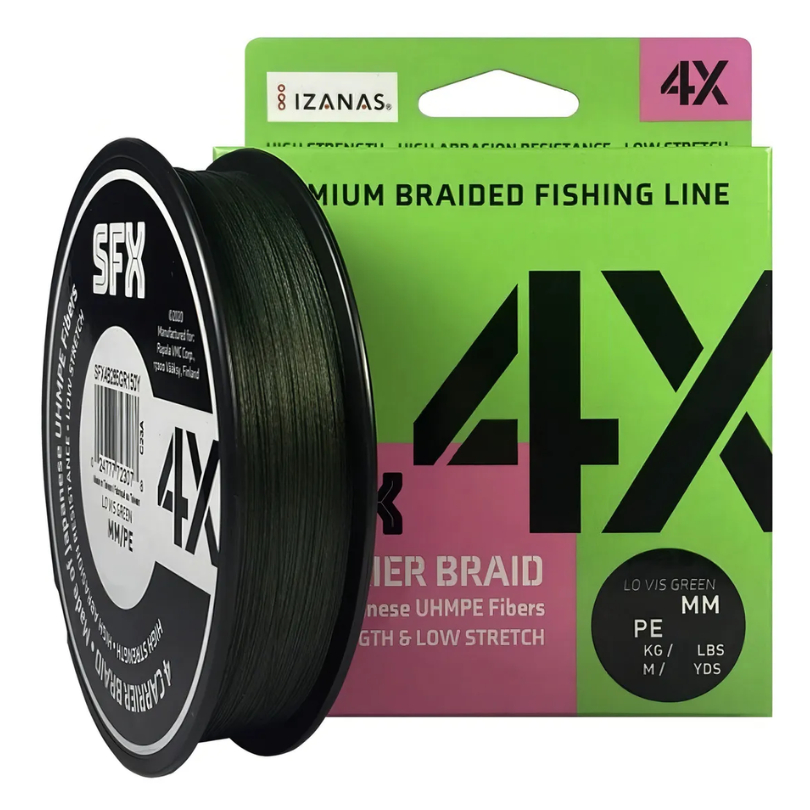 Linha Multifilamento Izanas Sfx 4x 0,205mm 25lb 270m Pe 1.5