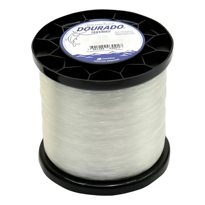 Linha Pesca Monofilamento Dourado Bobina 250g - Mazzaferro 0.40mm