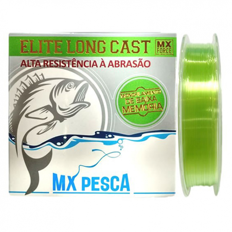 Linha Monofilamento Trabucco Elite Long Cast Amarela 300mt 0,40