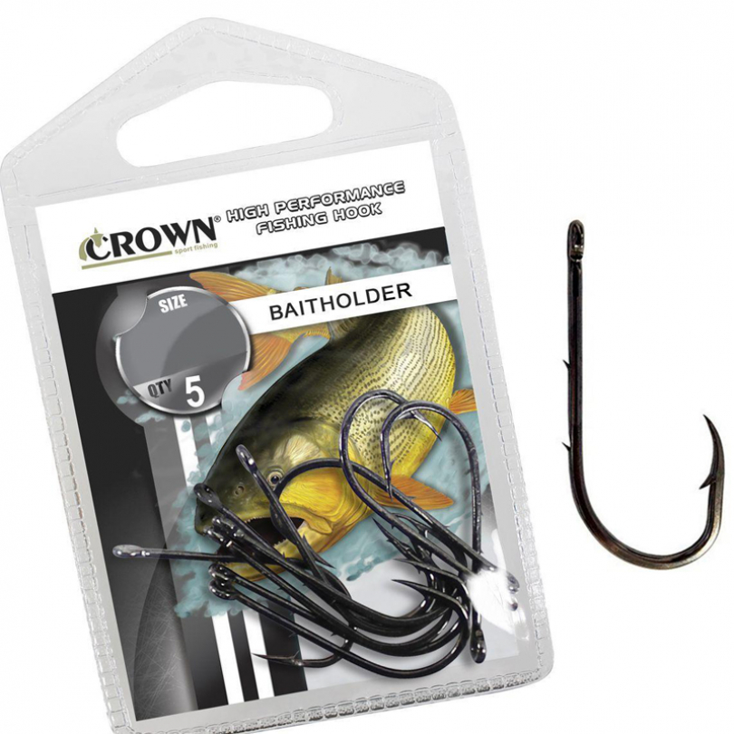 Anzol Crown Baitholder Black n°8