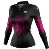 Camiseta Feminina Mar Negro Linha Premium Escama Rosa ( P ao GG )