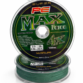 Linha Multifilamento Maruri Max Force 4x 0,30mm 65lbs 100m Verde