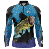 CAMISETA DE PESCA KING BRASIL COM PROTEÇÃO UV 50+ (KFF60) Tucunare 