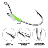 Anzol Shrimp Hook Ring Tamanho 15